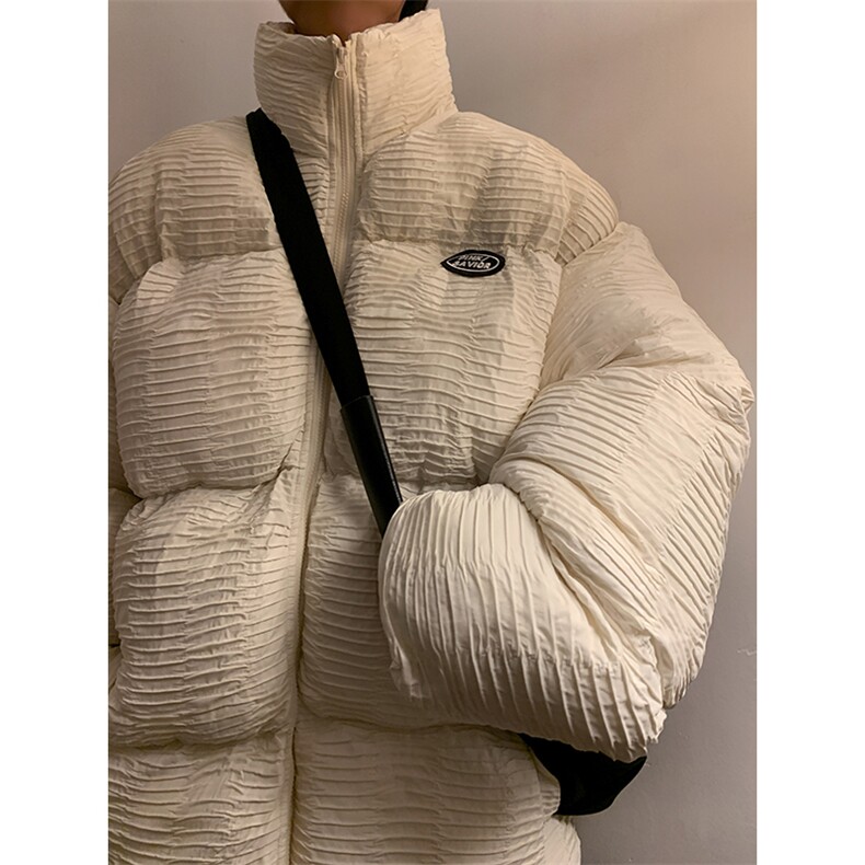 小众棉袄加厚外套港风日系棉衣纯色棉服大码1016-1W70P128K158,男装棉衣,星座1016-1（原电商B408-1）