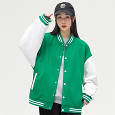 春秋季棒球服外套ins潮情侣学生休闲针织夹克可二次开发DF32-P75，男装夹克，电商B306