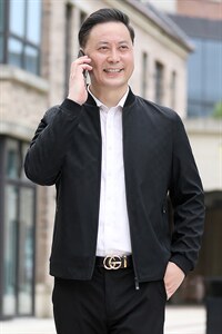 B-N9953男士2023年秋季新款长袖中老年休闲拉链夹克棒球领潮流P63图片
