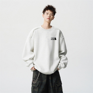 得物供货、重磅420克现货 圆领卫衣宽松HD019-1-WY2632LL-P35图片