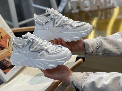 2021新款韩版时尚休闲真皮透气潮流远动老爹鞋，其它，她他麦