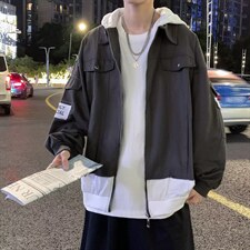 男士外套秋季新款纯假两件SJ01P45，男装夹克，星座1116-2