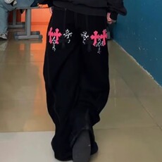 复古工装牛仔裤男秋冬款宽松直筒阔腿痞帅高级感裤子潮流美式高街，男装牛仔裤，星座506A