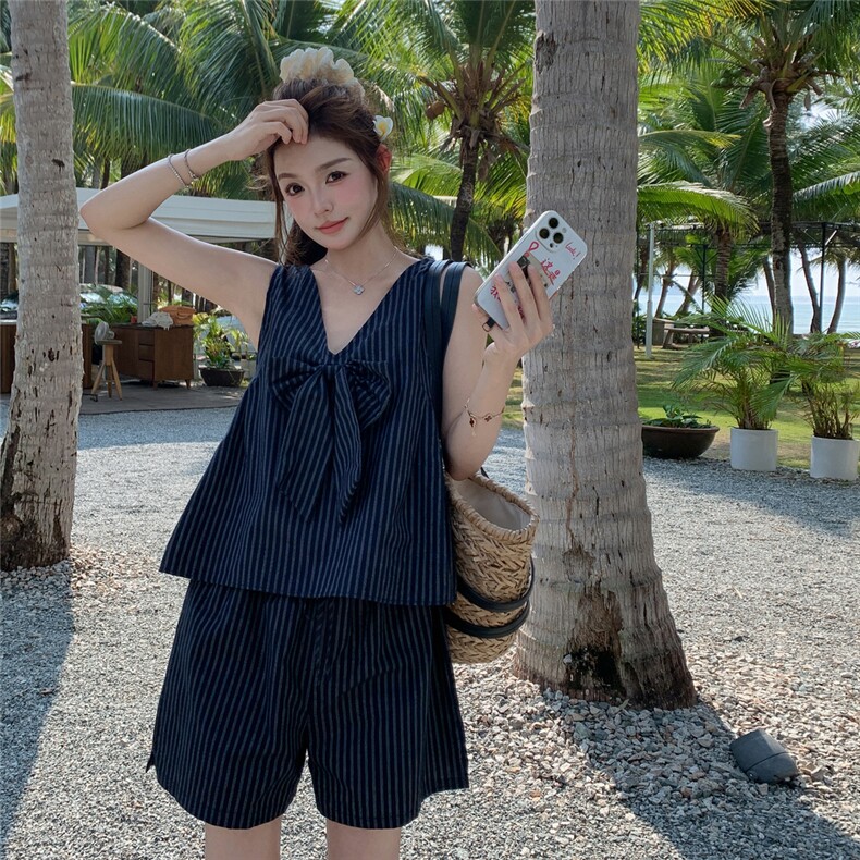 现货上衣两面可穿+短裤两件套装2578P125K188,女装套装/套裙,2C201