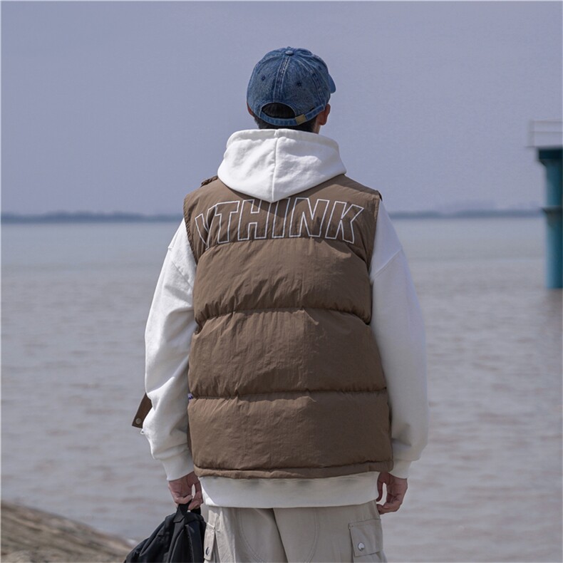 高品质cityboy冬季宽松大码棉马甲背心外套A0173002P85,男装背心/马甲,电商A017