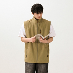 大货已出 2026新款男士户外机能工装钓鱼马甲背心坎肩2412-P55图片
