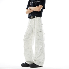 G3195特P脏脏白现货工装金属拉链主推牛仔裤(特P50X88)4，男装牛仔裤，电商C315
