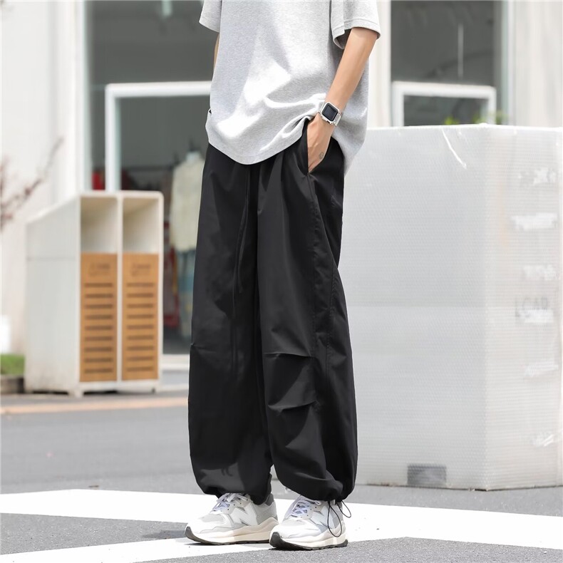 伞兵降落工装裤子男士夏季宽松直筒阔腿冲锋运动长裤PK122-P40，男装工装外套，星座1008