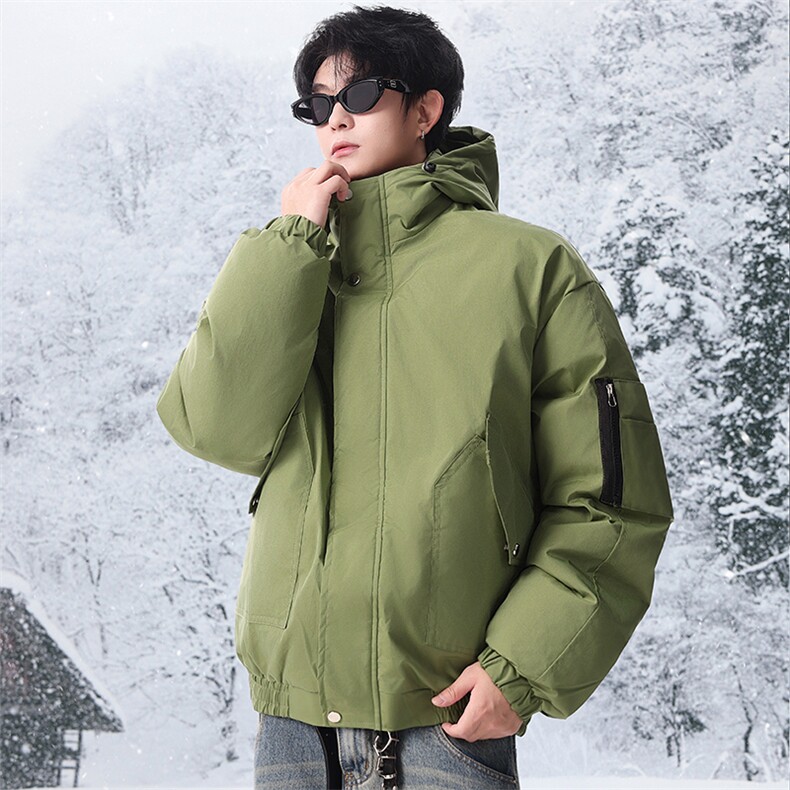 棉服男冬季新款港风宽松连帽棉衣MF9006-P90,男装棉衣,星座214-3