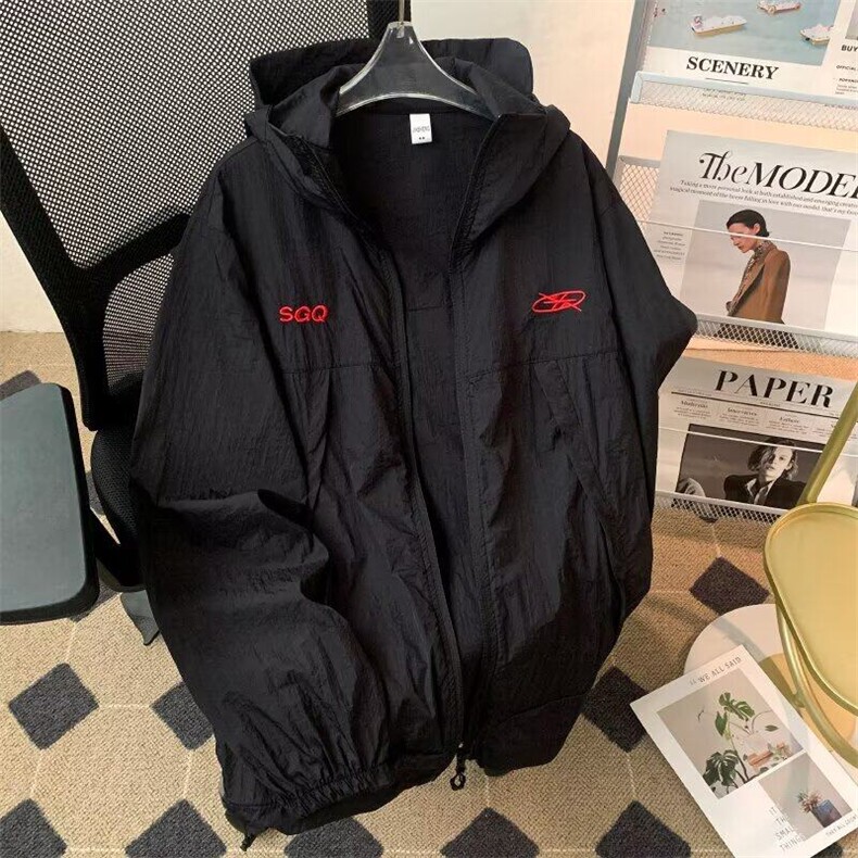 2025新款户外机能轻薄凉感防晒衣男女防晒服现货W8619-P40,男装夹克,星座512-3