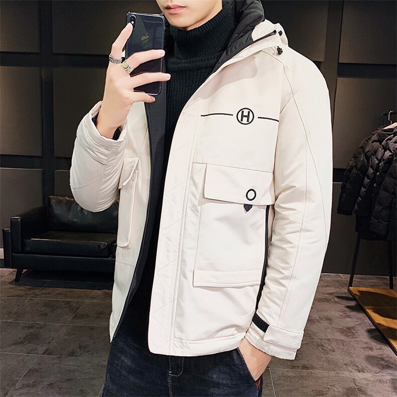 男士休闲连帽加厚保暖棉衣外套棉服棉袄冬季防寒开衫男装M999,男装棉衣,电商B226-2（原B217-2）