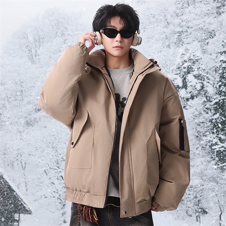 棉服男冬季新款港风宽松连帽棉衣MF9006-P90,男装棉衣,星座214-3