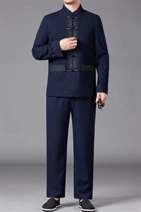 BAMJ-7806R钱塘2020-2秋冬季厚款中年男士时尚休闲百搭套装P260图片