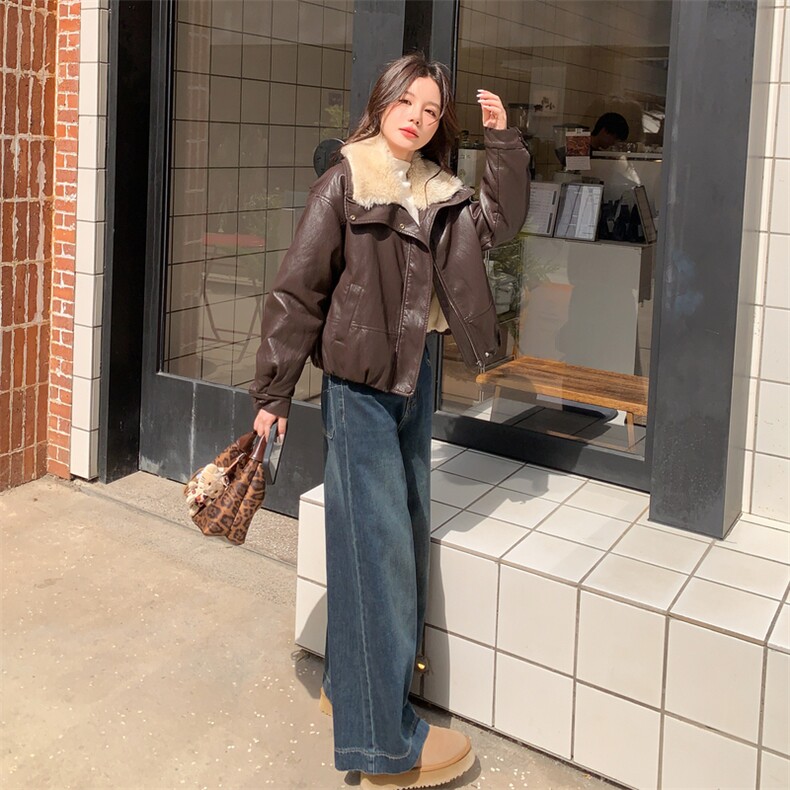 新款主推内里毛毛皮衣外套2636-P185-K268,女装短外套,2C129