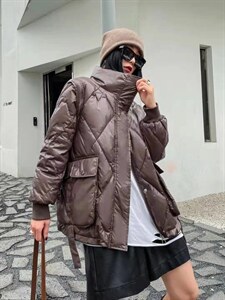 【现货】冬季新款，欧版宽松休闲羽绒外套图片
