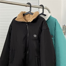 美式高街pu皮棉服男冬季痞帅宽松面包服外套潮牌设计感棉衣，男装棉衣，星座716-2