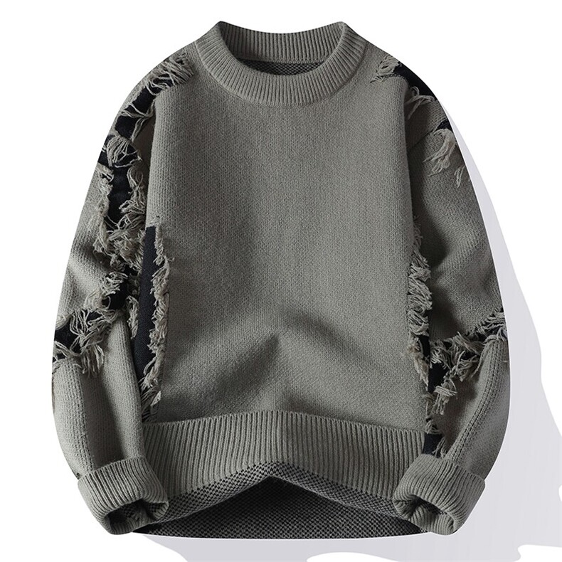 2024【新品】秋冬新款男士仿貂绒针织衫潮流百搭毛衣-M5158-P55,男装针织衫/毛衣,星座1105