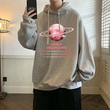 纯棉连帽卫衣男大码运动帽衫宽松薄WY2184-P35加绒款-P40，男装卫衣，电商A040