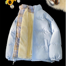 格子棉衣升级加绒款棉服男女装棉衣面包服棉袄外套1664-P55，男装棉衣，星座207