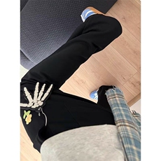 美式高街花朵刺绣水洗牛仔裤男款设计感小众直筒休闲长裤NA437，男装牛仔裤，星座1116A（原606A-3）
