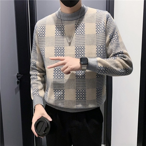 B340 M96256 P78 108   店主风无头风高品质毛衣男图片