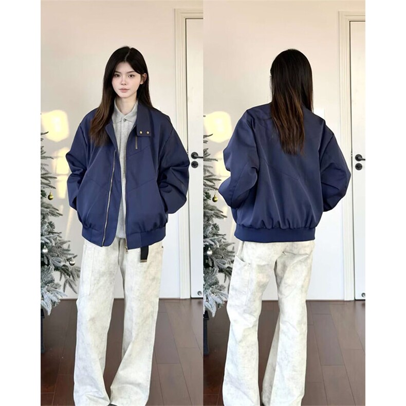 cra美式解构飞行夹克男款秋季cleanfit短款外套高级感痞帅棒球服,男装夹克,星座908-1