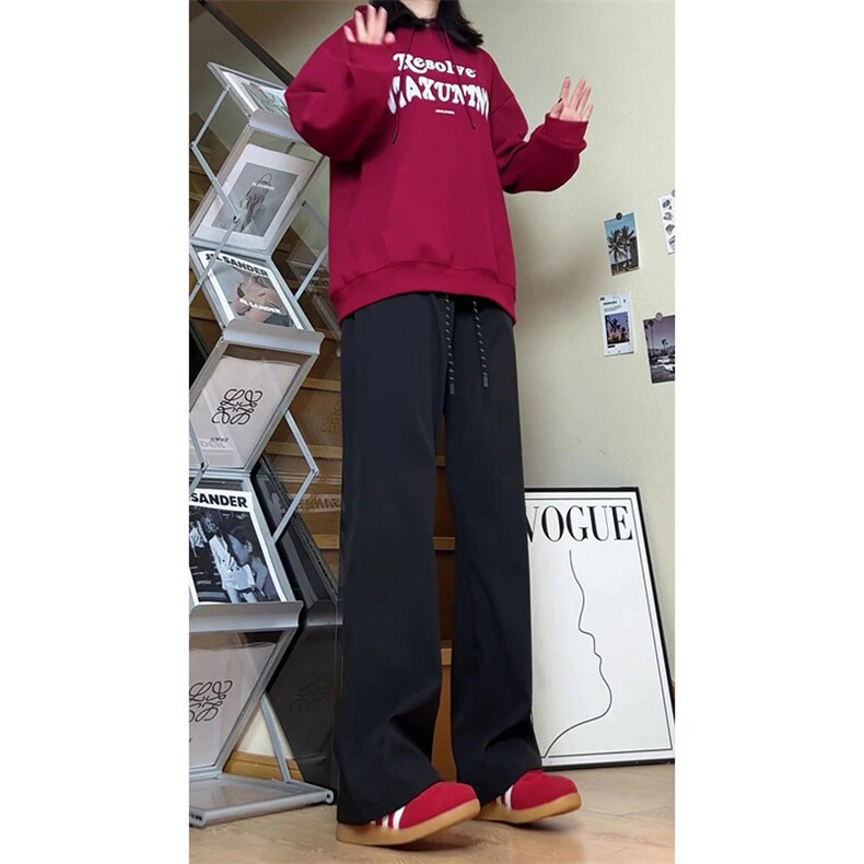 1506-1/K93661加绒款浙江货/P42休闲长裤宽松直筒裤子潮牌男女,男装卫衣,星座1506-1