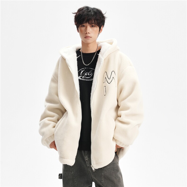 新款日系无影墙连帽棉衣l大码加厚毛绒棉袄男MY200P118控188，男装棉衣，电商A029