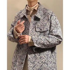 Y8094-P45 美式复古高级感刺绣牛仔外套男春秋ins潮牌高街小众图片