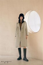 菱形格轻薄羽绒，其它，DINGOIN 定芹