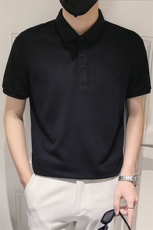 黄色2023社会小伙修身纯色polo衫男士短袖T恤PL88-P35特控价59，男装Polo衫，电商A108