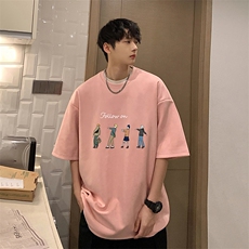 麂皮绒短袖t恤男大码半袖男JD82043-P25，男装T恤，电商A040
