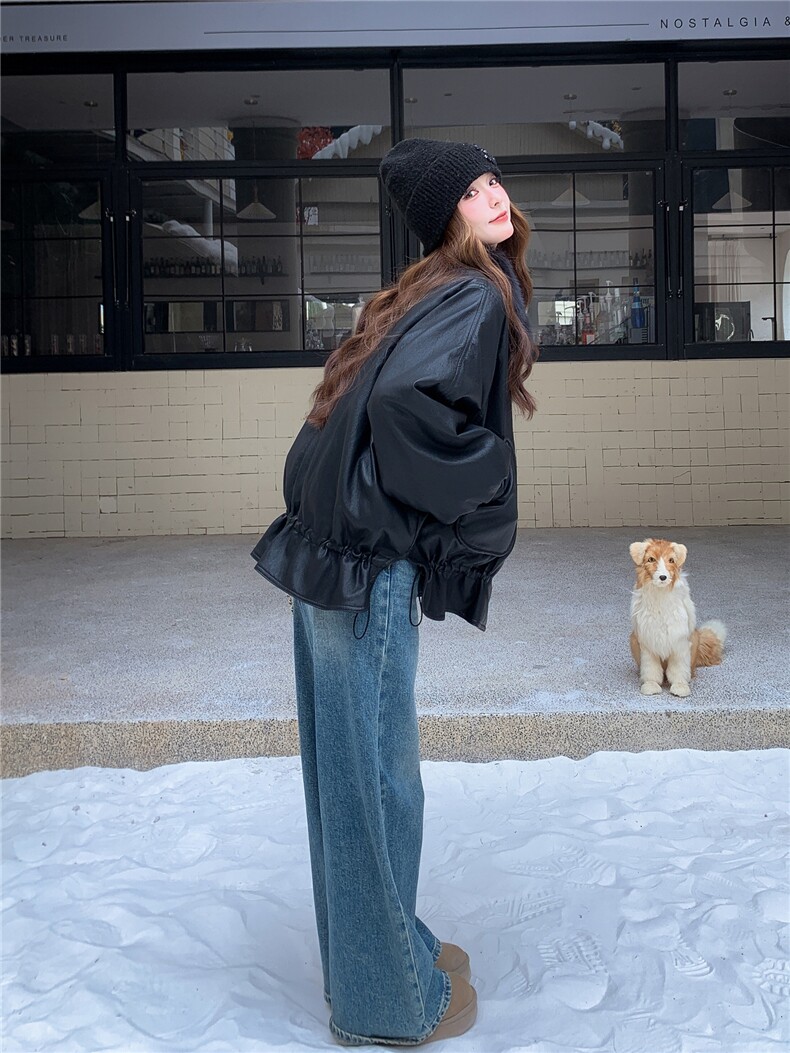 高级感狐狸毛蛋白皮90绒羽绒服外套女韩系设计款2025秋冬新款,女装羽绒服,艾米莉亚