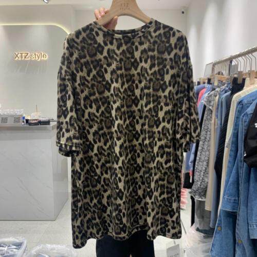豹纹t，女装，XTZ style