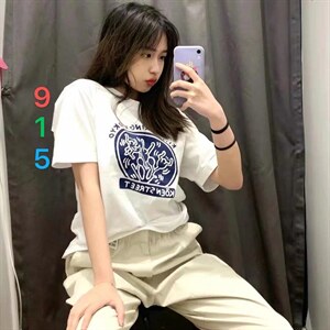 夏季新品短袖T恤,女装T恤,木橙紫 MC·Z