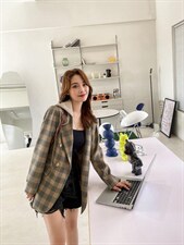 2022春装格子外套，其它，樱·之秀
