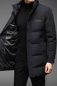 羽绒服男中长款2023新款冬装时尚立领男士休闲外套HYD2125-P305图片