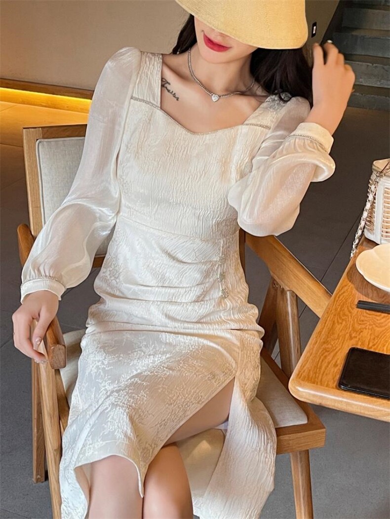 重工定制连衣裙，女装连衣裙，M.W 嫚维