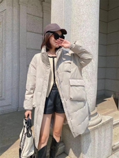 爱美欧现货阔版羽绒服，女装羽绒服，爱美欧