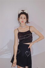 现货ceelphy夏季新款吊带上衣，女装背心吊带，ceelphy