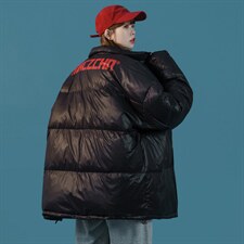YR208-P175  达标50绒过羽绒服基础款大字母印花控215图片