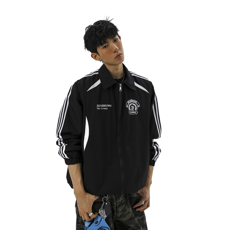 美式学院风刺绣设计大码M-5XL无影墙棒球服夹克男JK78073P79控128,男装夹克,星座226-1