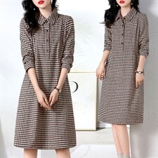 罗得堡2022年秋装新款连衣裙7805，女装连衣裙，罗得堡