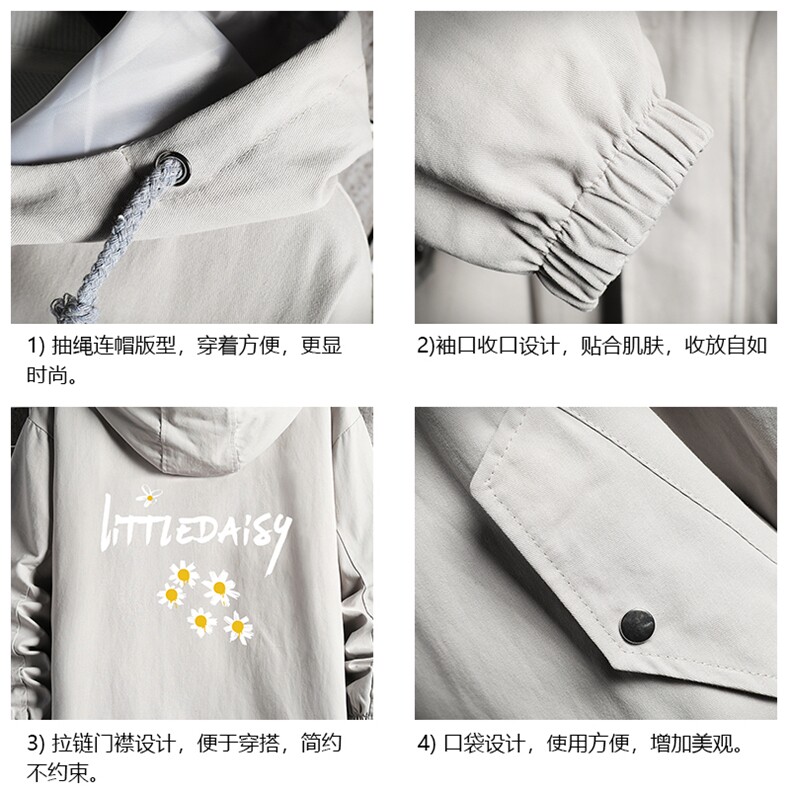 JK41068-P85加棉款-P115纯棉连帽夹克男士大码工装夹克男网格,男装夹克,电商A040A