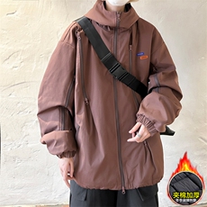 冲锋衣！衣男冬季冲锋衣男连帽服袄外套CFMY371-P95，男装棉衣，电商B371
