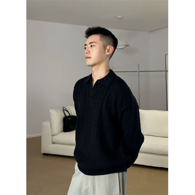 网图慎用海鸥领毛衣D1201降P752025秋冬男士麻花针织衫,男装针织衫/毛衣,电商B216（原B302）
