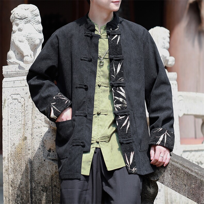 降温现货新中式外景大码男士夹克保暖外套男JK99-P110控188,男装夹克,电商A021