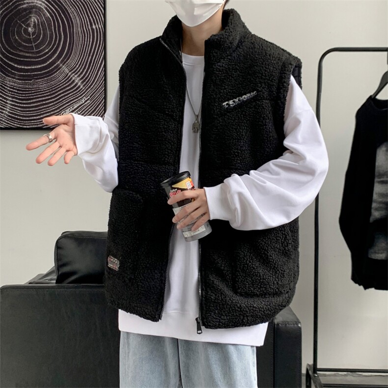 秋季新款男港风马甲外套2253-P65控120图片