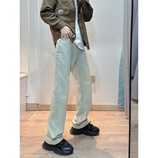 B221美式ins高街小众百搭纯色微喇牛仔裤LK22087-P55控78，男装牛仔裤，电商B221