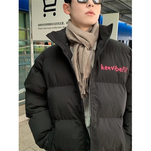 F545P85男女oversize棉服学生港风宽青年男生棉衣图片